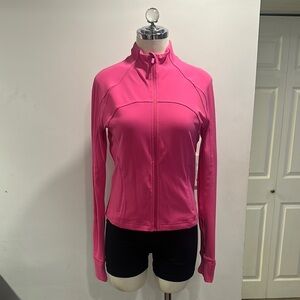 Lululemon Athletica Pink Define Cropped Jacket